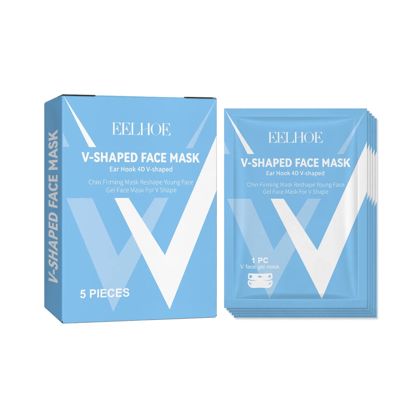 VISIBREEZ V-Lifting Face Mask 5-piece set – Firming and contouring facial patch